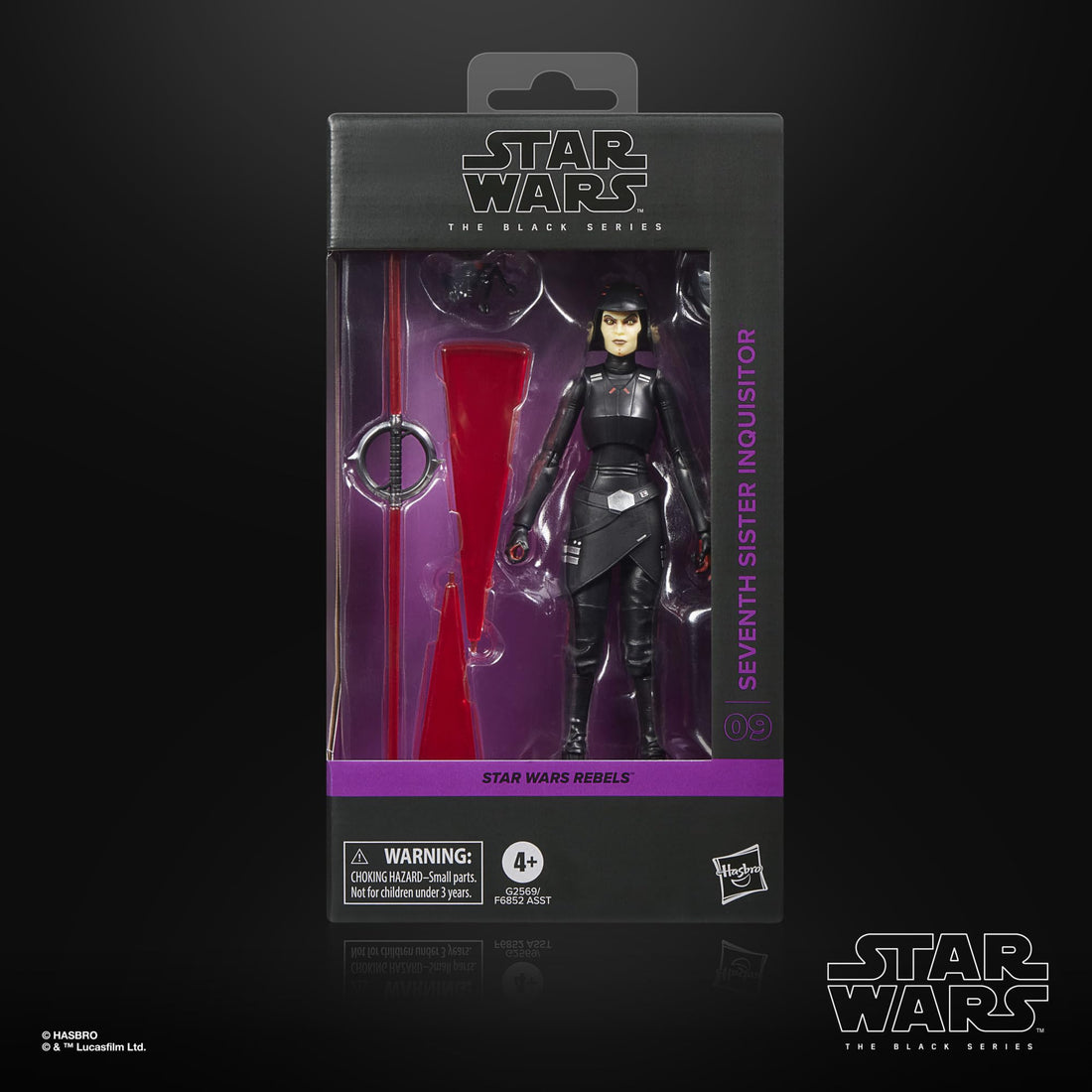 HASBRO Star Wars Black Series Seventh Sister Inquisitor Figure 6 Inch
