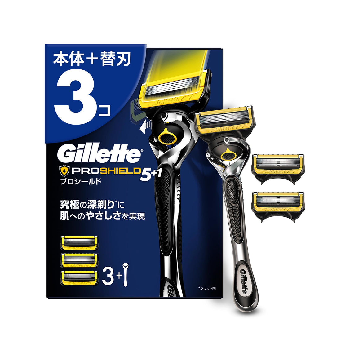 Gillette Razor System with ProShield Blades for Men