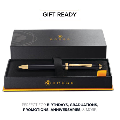 Cross Townsend Black Lacquer Ballpoint Pen