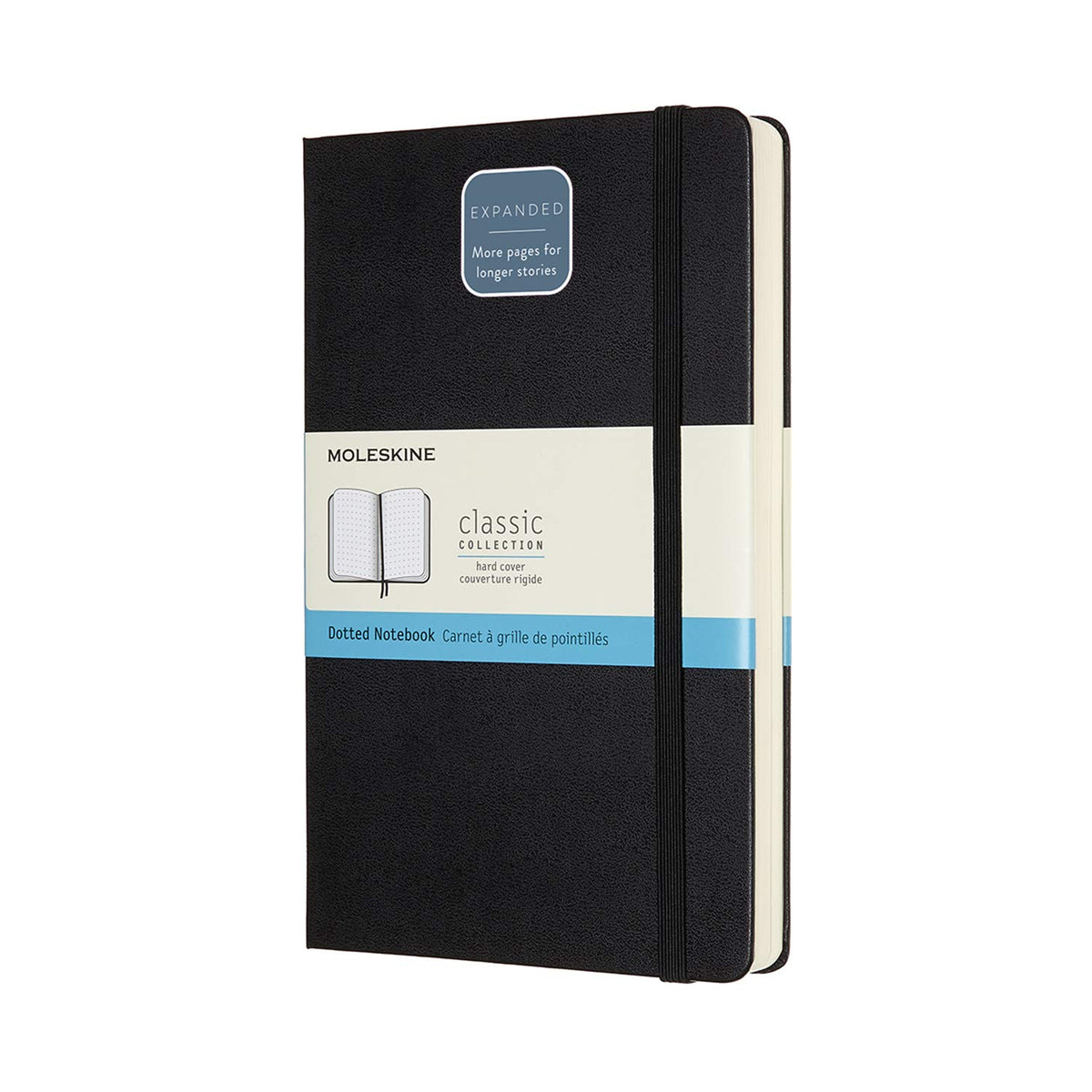 Moleskine Classic Notebook Expanded 400 Pages Large Size Black