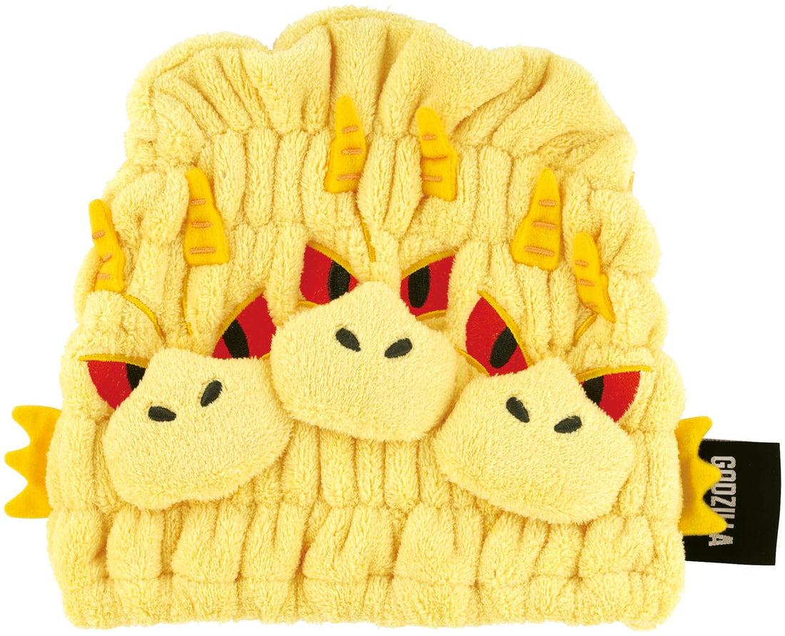 Skater Hair Drying Towel Cap for Boys - Quick Drying Godzilla Design
