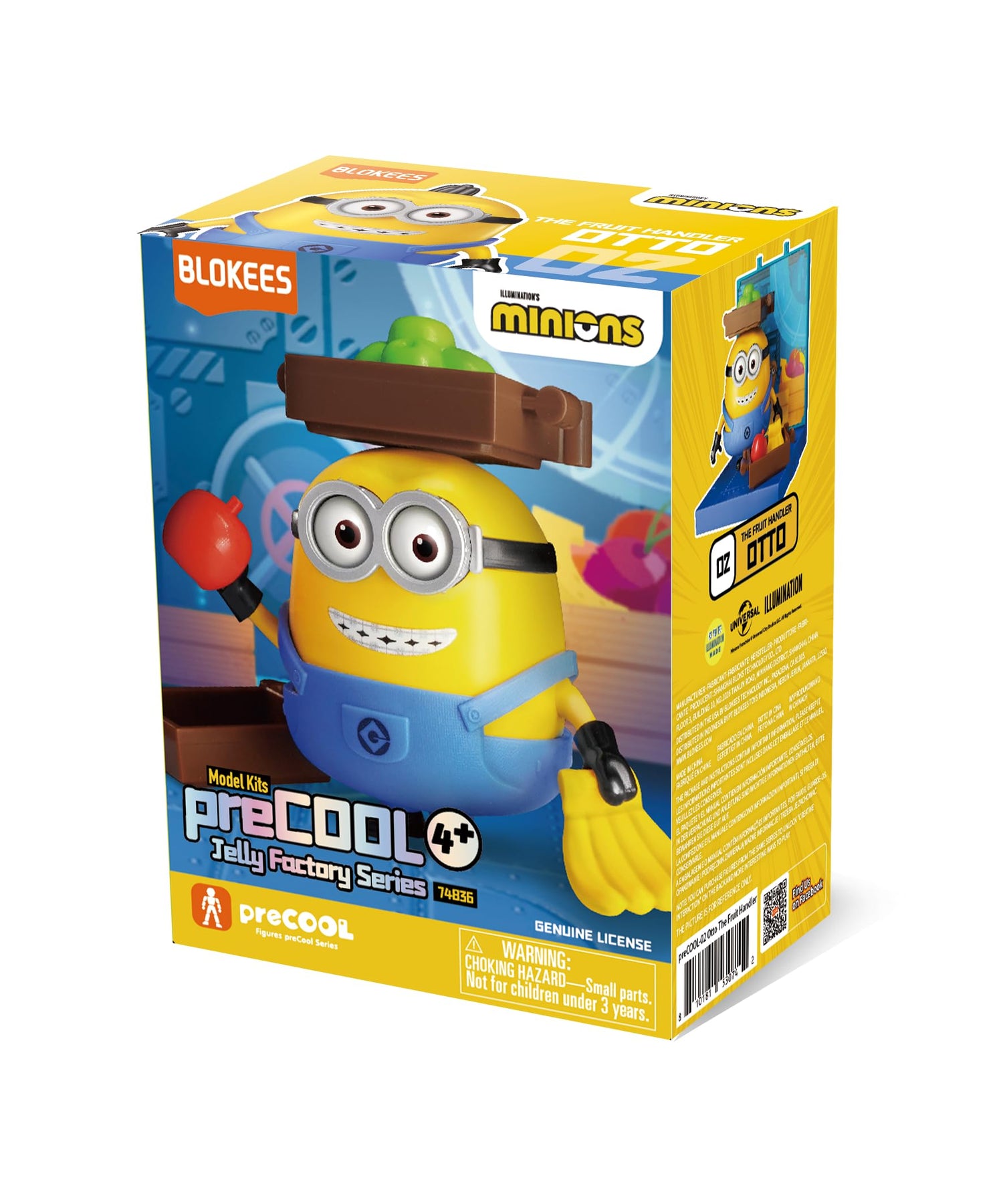 BLOKEES Minions 02 Fruit Handler Otto ABS Plastic Model Kit