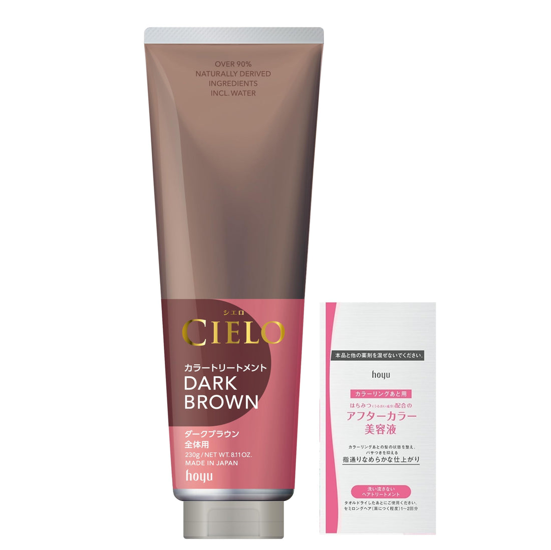 CIELO Color Treatment Dark Brown 230g for Gray Hair