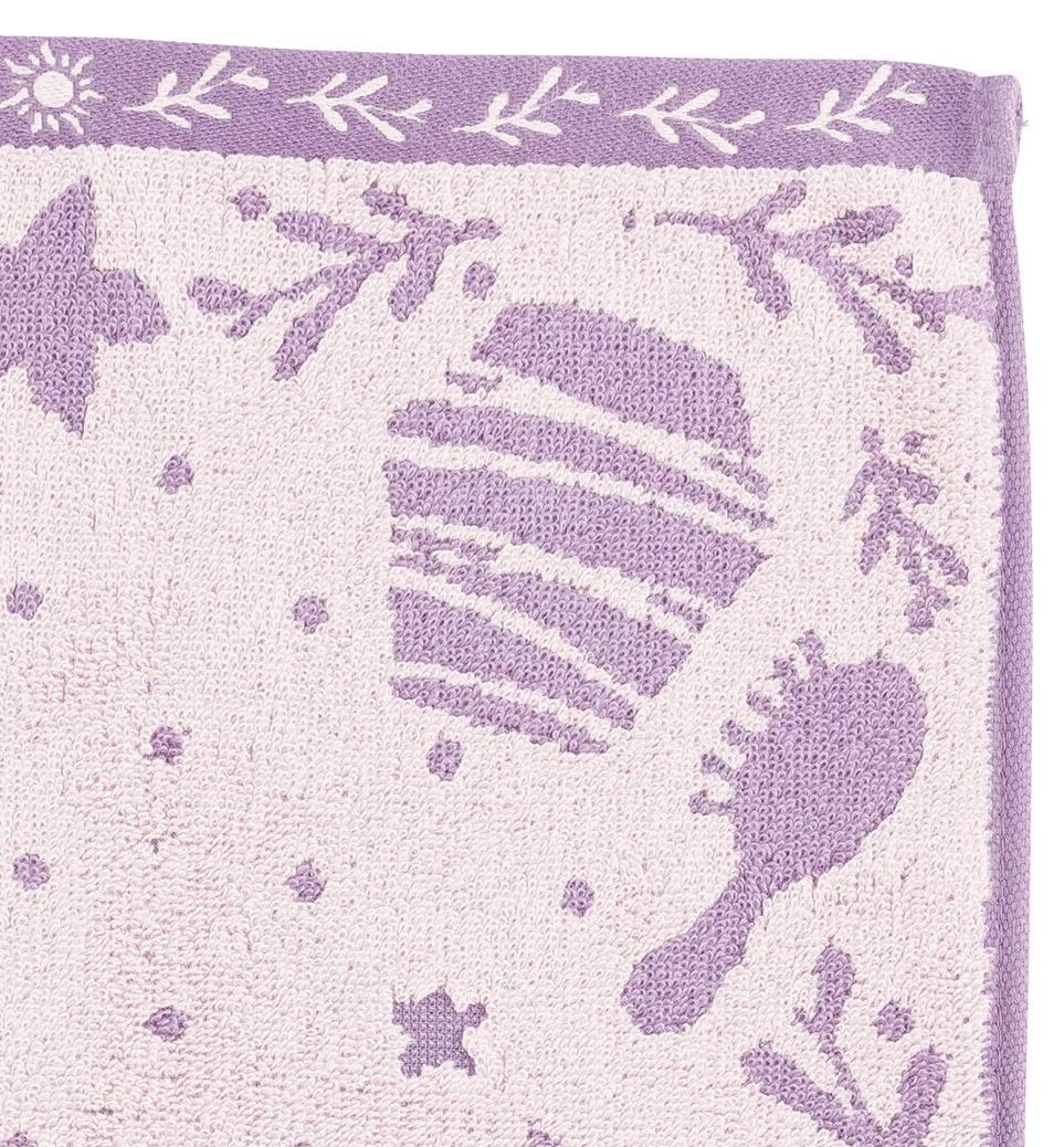 Marushin Disney Rapunzel Face Towel 34x80cm Purple Dress Embroidery