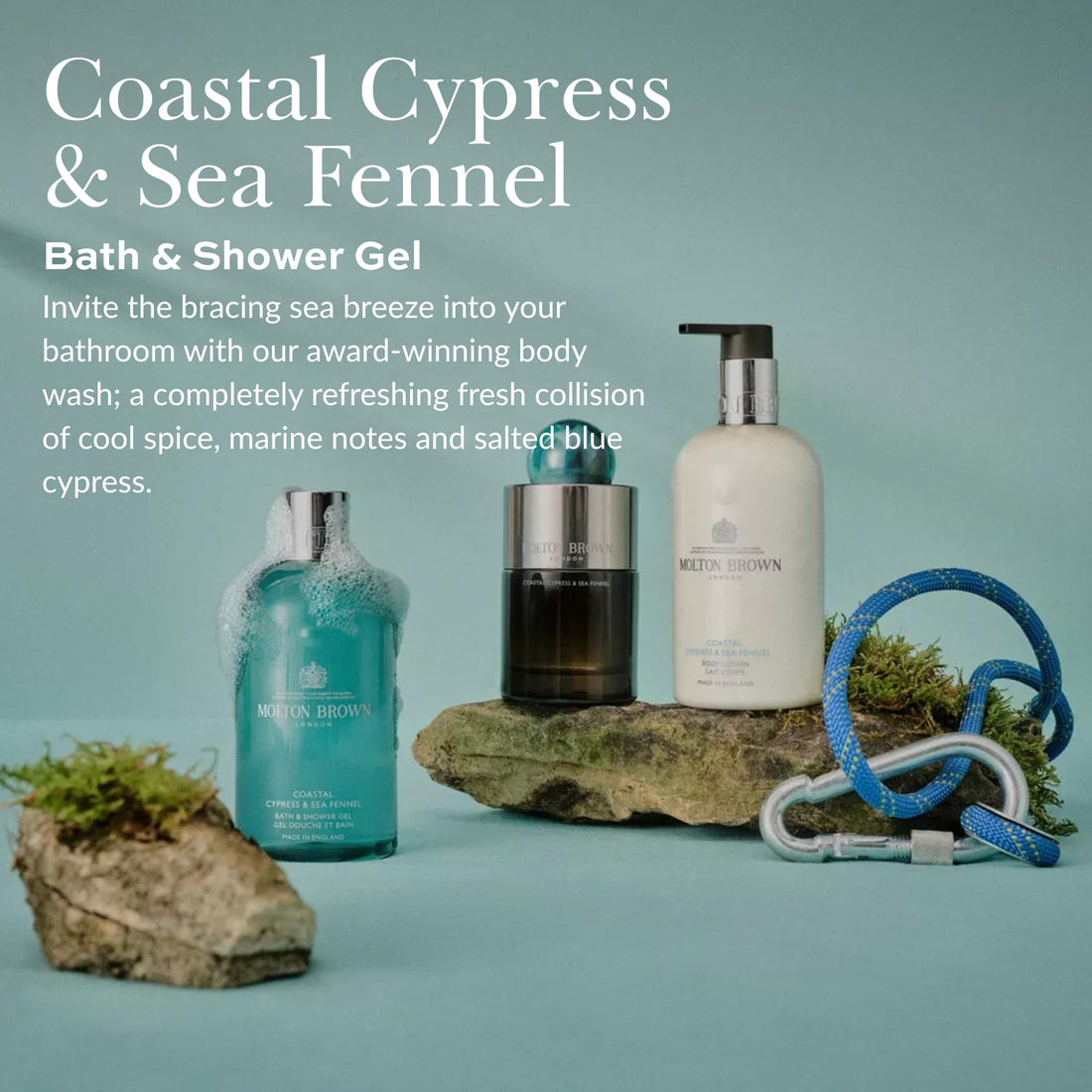 MOLTON BROWN Cypress &amp; Sea Fennel Bath &amp; Shower Gel 300ml