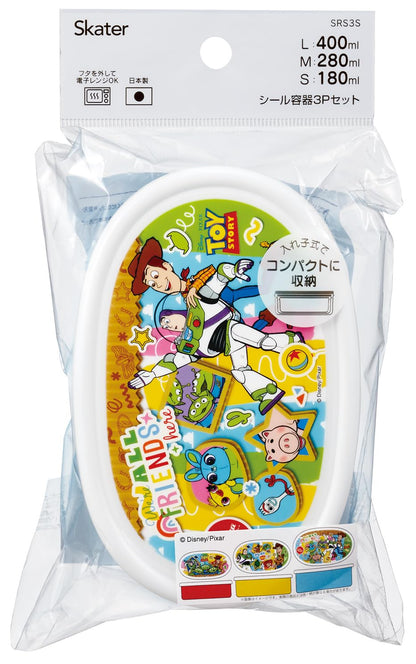 Skater Bento Box Set with Disney Toy Story Design for Easy Meal Prep