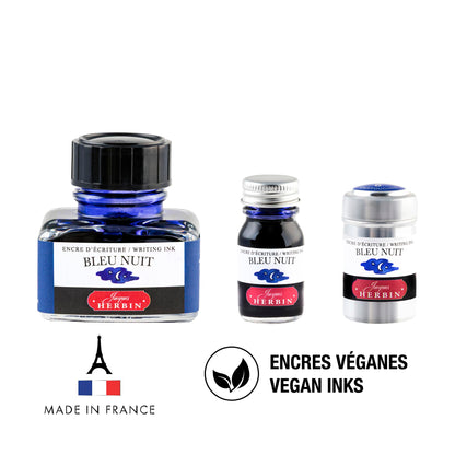 Jacques Herbin Traditional Ink 30ml Night Blue for Fountain Pens