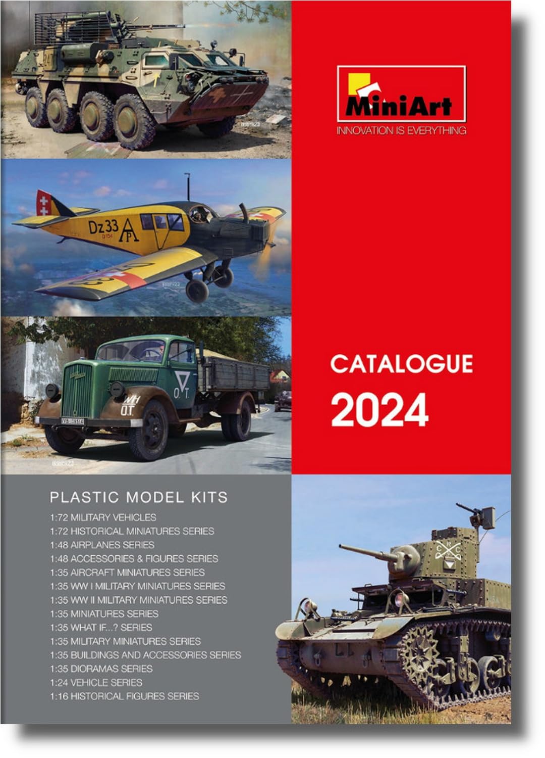 Miniart 2024 Catalog for Scale Model Kits and Collectibles