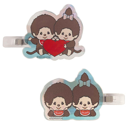 Ai Planning Monchhichi Acrylic Hair Clip with Aurora Finish