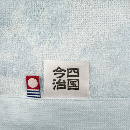 Hayashi Face Towel Blue Flower Waltz 34x80cm for Daily Use