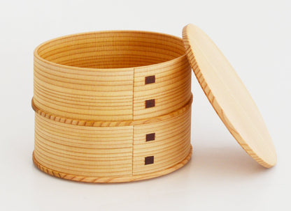 Odate Kogeisha Akita Cedar Bentwood Hina Bento Box Slim Japanese Design