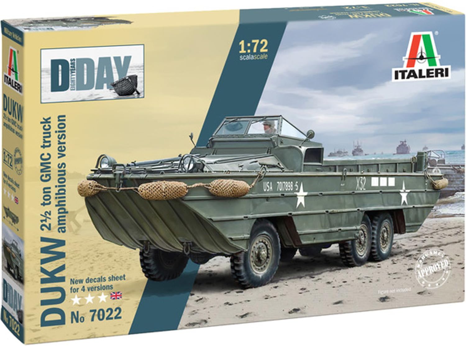 PLATZ 1/72 Scale DUKW Amphibious Vehicle Model Kit for D-Day 80th Anniversary