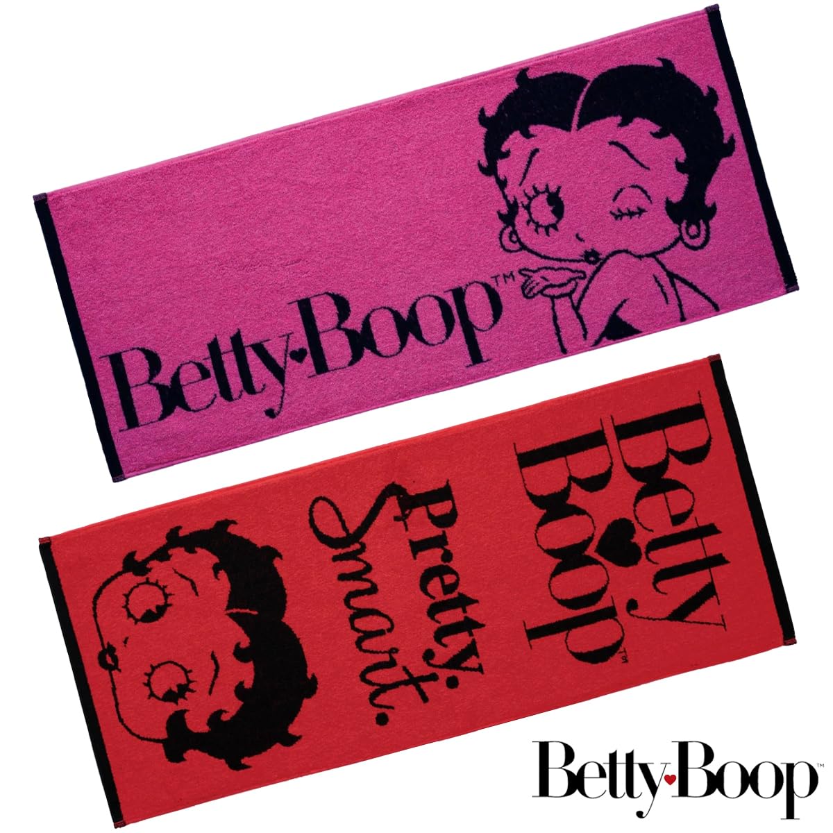 Inukaitaoru Betty Boop Face Towel Pink Face for Daily Use