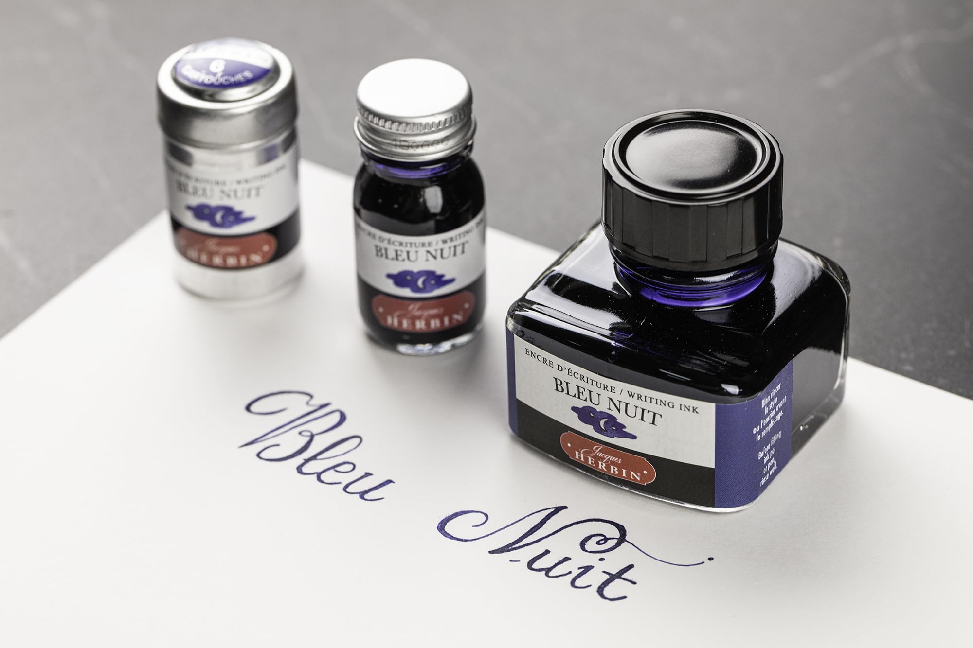 Jacques Herbin Traditional Ink 30ml Night Blue for Fountain Pens