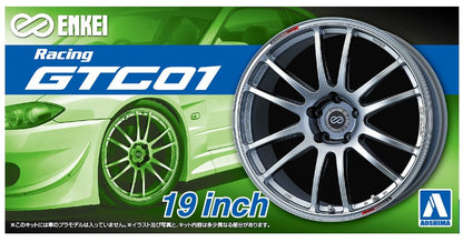 Aoshima 1/24 Tuned Parts Series Enkei GTC 01 19 Inch Model Parts