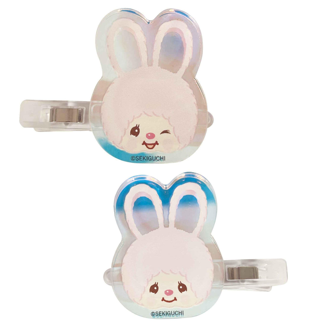 I Planning Monchhichi Aurora Acrylic Hair Clip 40mm x 40mm