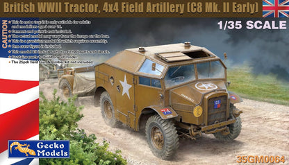 Gecko Models 1/35 British C8 Mk.2 Early Model 4x4 Field Gun Tractor Kit