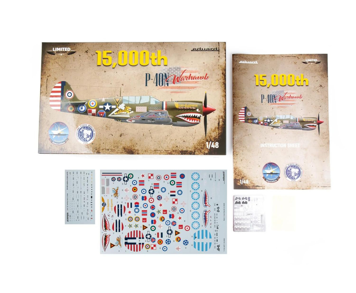 Eduard 1/48 Limited Edition P-40N Warhawk Model Kit Commemorative Edition