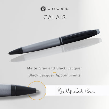 Cross Ballpoint Pen Matte Gray Smooth Writing Experience