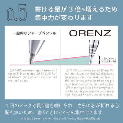 Pentel Orenz Metal Grip Mechanical Pencil 0.5mm Turquoise Blue