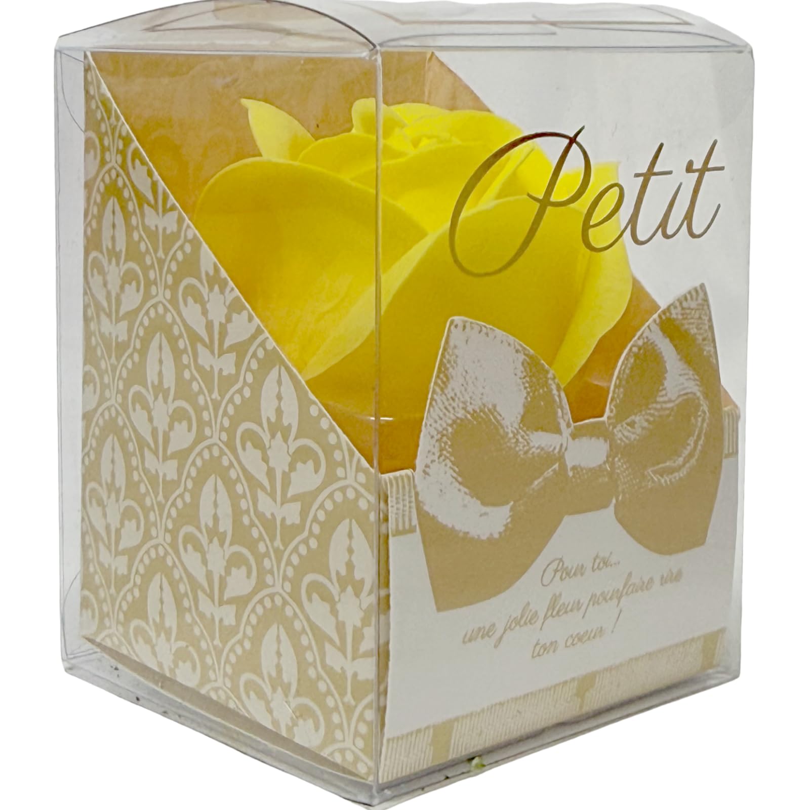 Q-FLA Bath Bombs with Soap Flowers Yellow 12-Piece Set
