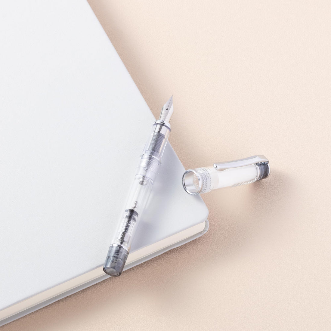 PILOT Prera Iro-ai CM Calligraphy Fountain Pen, Transparent Blue