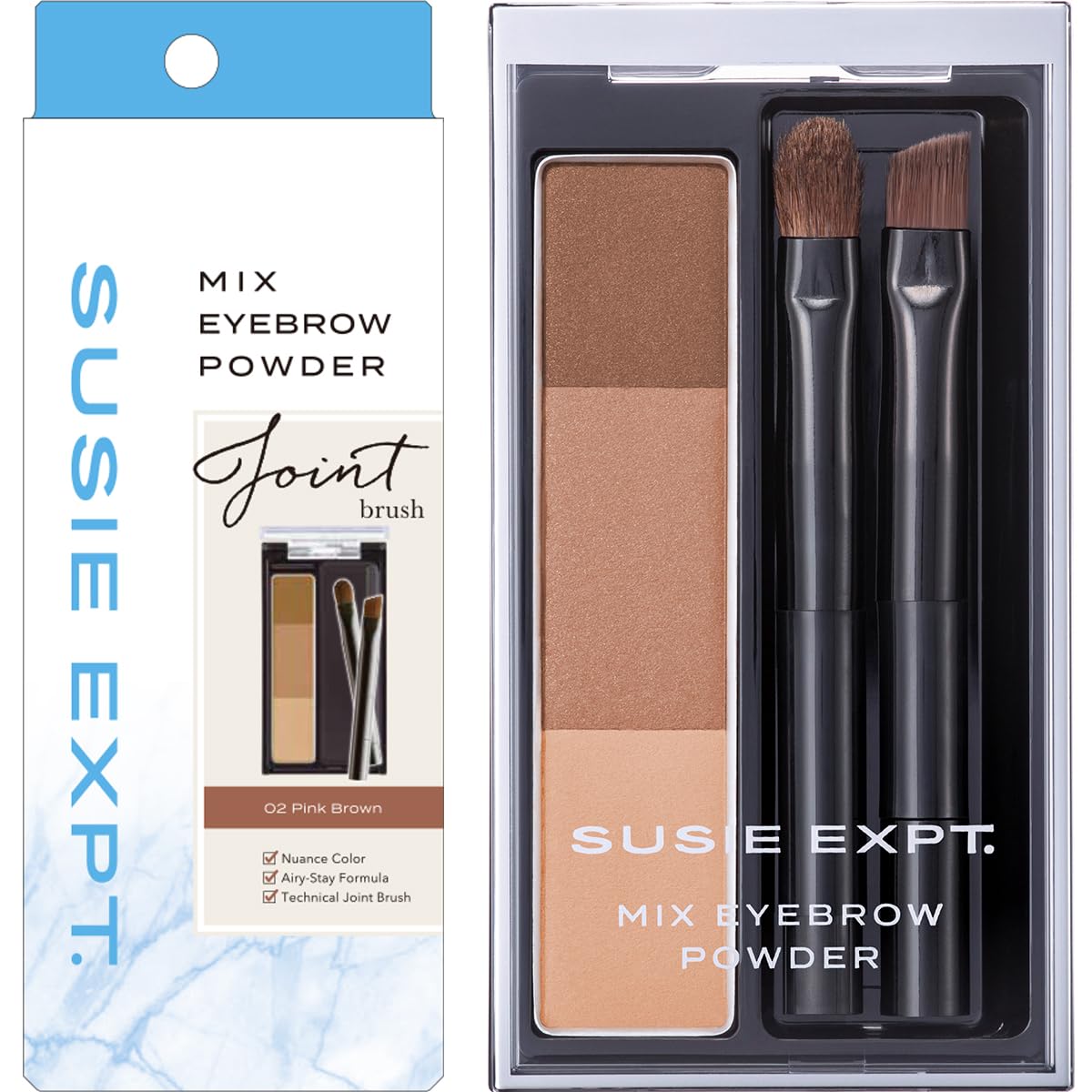SUSIE EXPT. Mix Eyebrow Powder 02 Pink Brown 2.1g