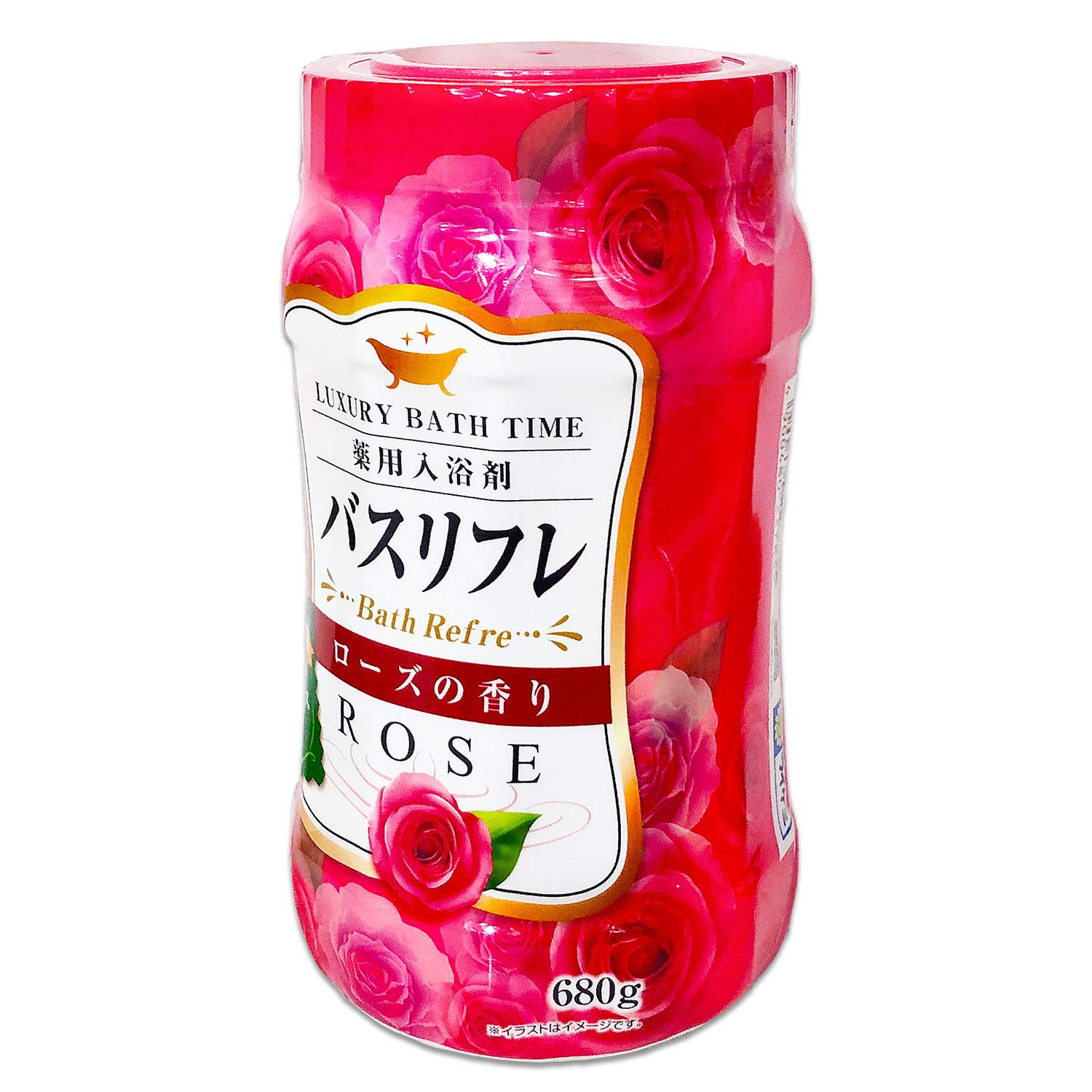 Lion Chemical Bath Refresher Rose Scent Bath Additive 500g