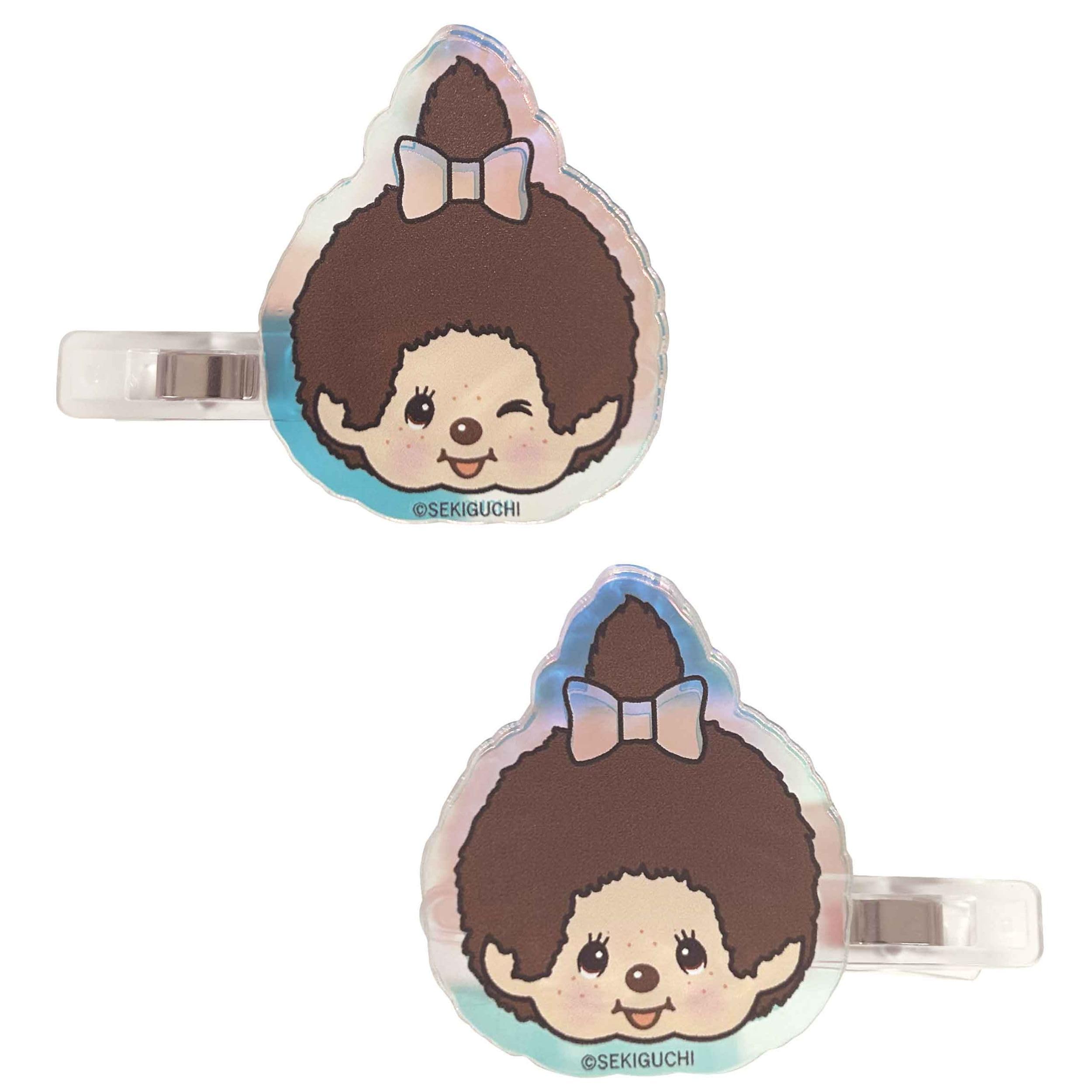 I Planning Monchhichi Aurora Acrylic Hair Clip 40mm