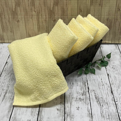 IMAMURA Face Towel Set Cream Color Soft Absorbent 34x85cm
