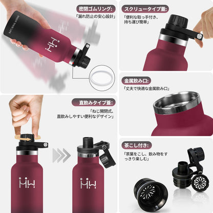 KollyKolla Stainless Steel Water Bottle 750ml with Superior Insulation