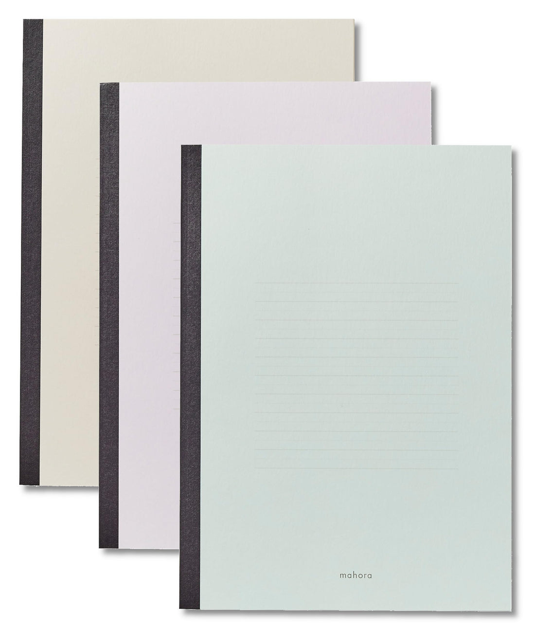 OGUNO Japanese Semi-B5 Notebook Set with Gentle Color Paper