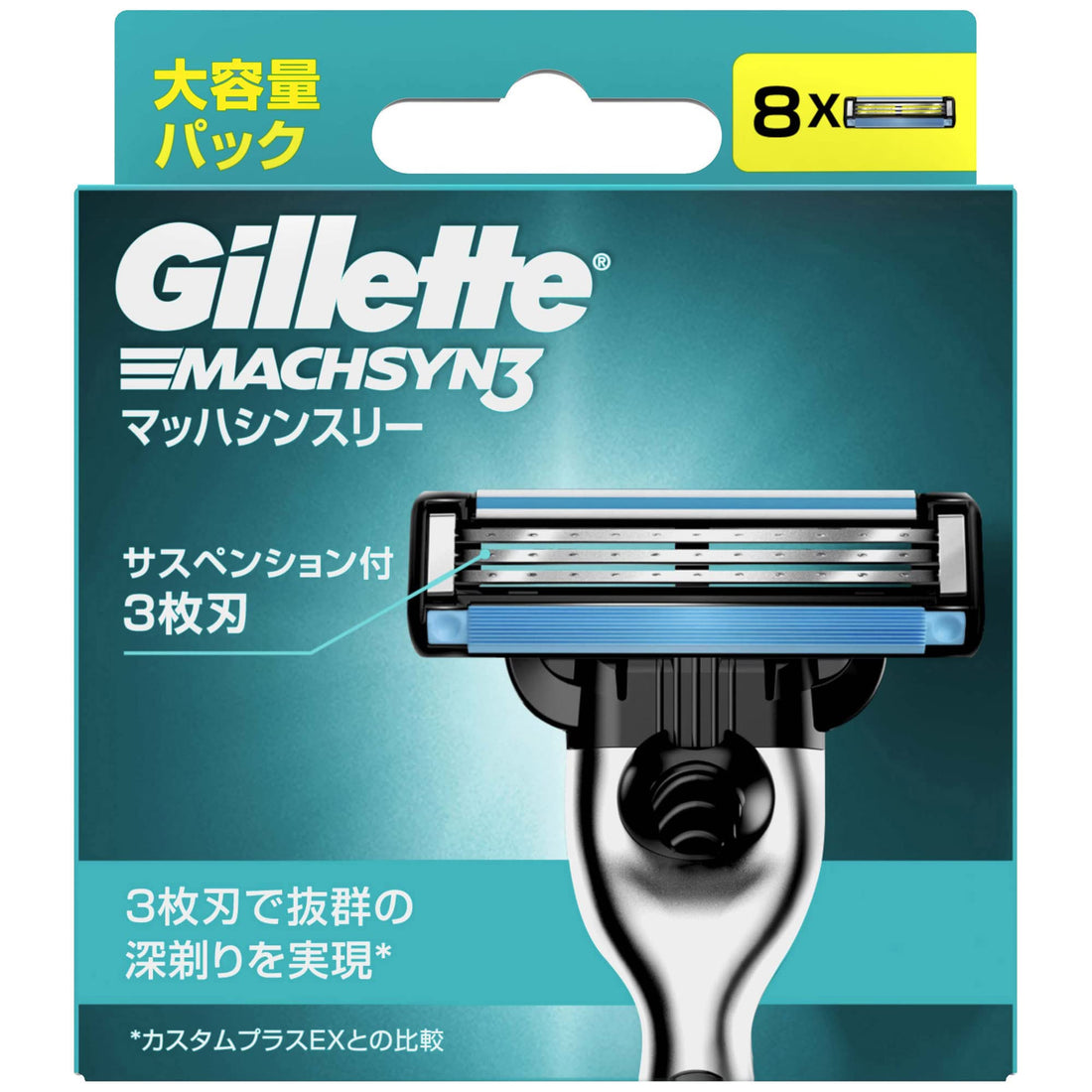 Gillette Mach3 Sensitive Razor Blades for Men 8 Count