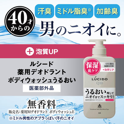 LUCIDO Body Wash for Men 760ml Fragrance-Free Moisturizing Formula