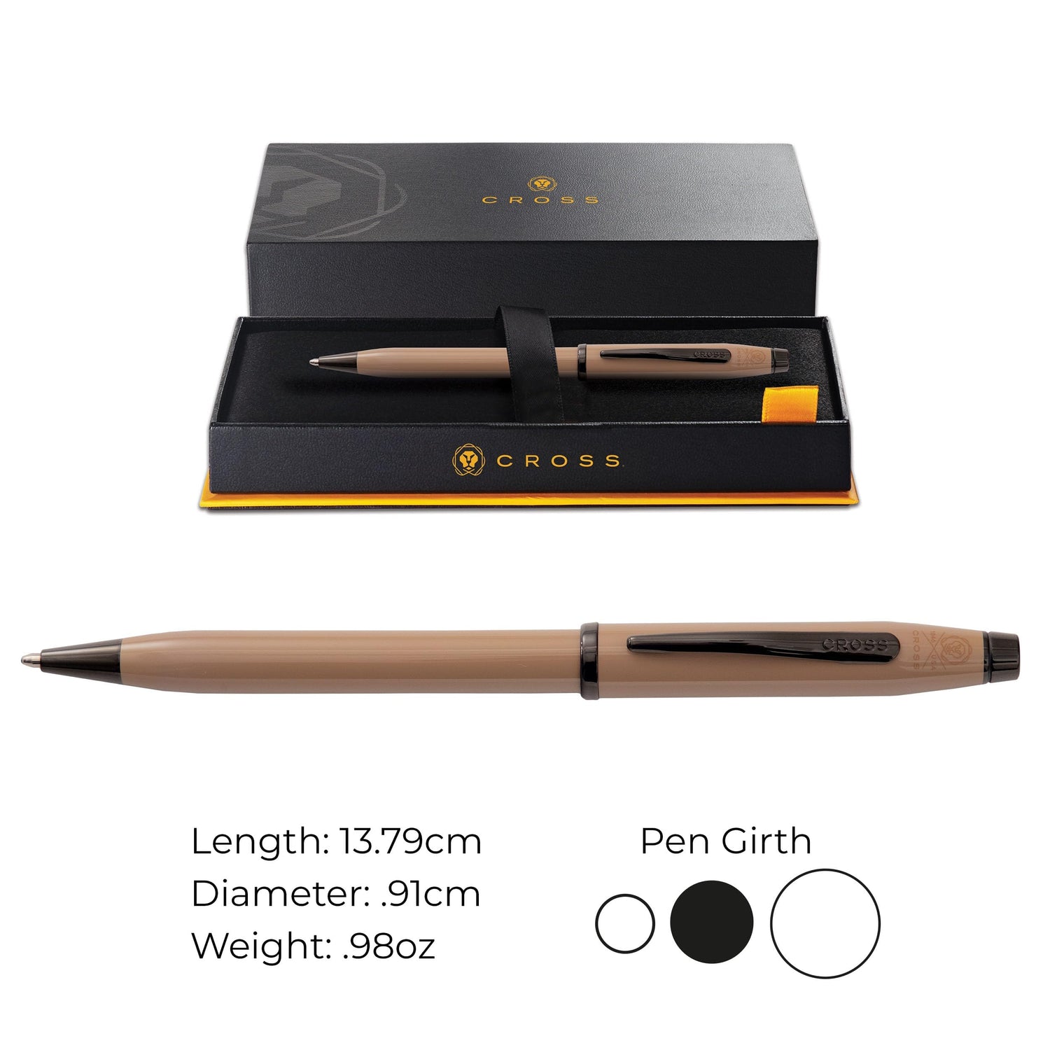 Cross Century II Beige Premium Gift Box Oil-Based Ballpoint Pen