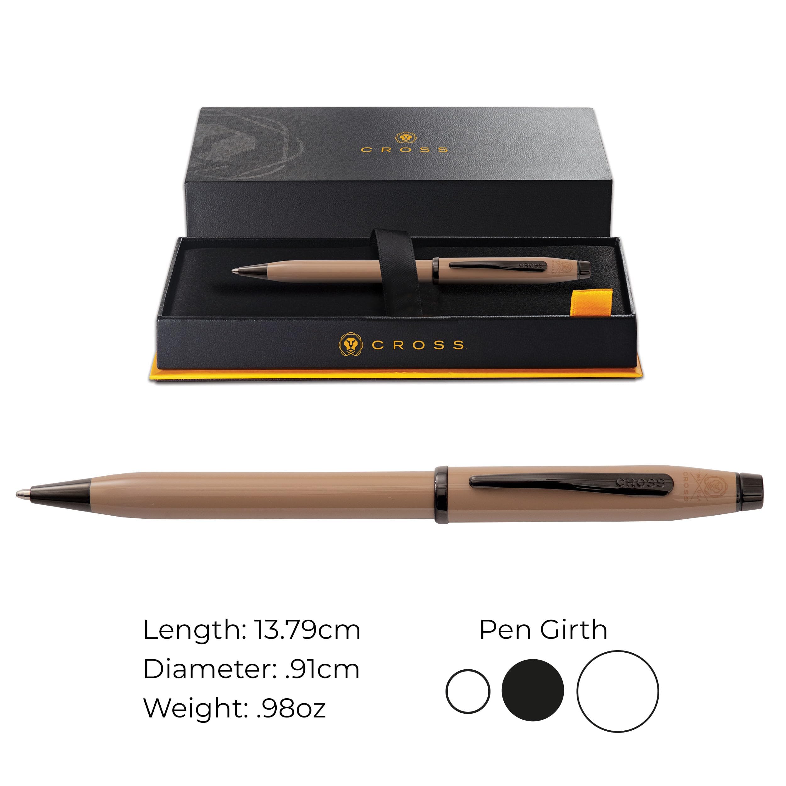 Cross Century II Beige Premium Gift Box Oil-Based Ballpoint Pen
