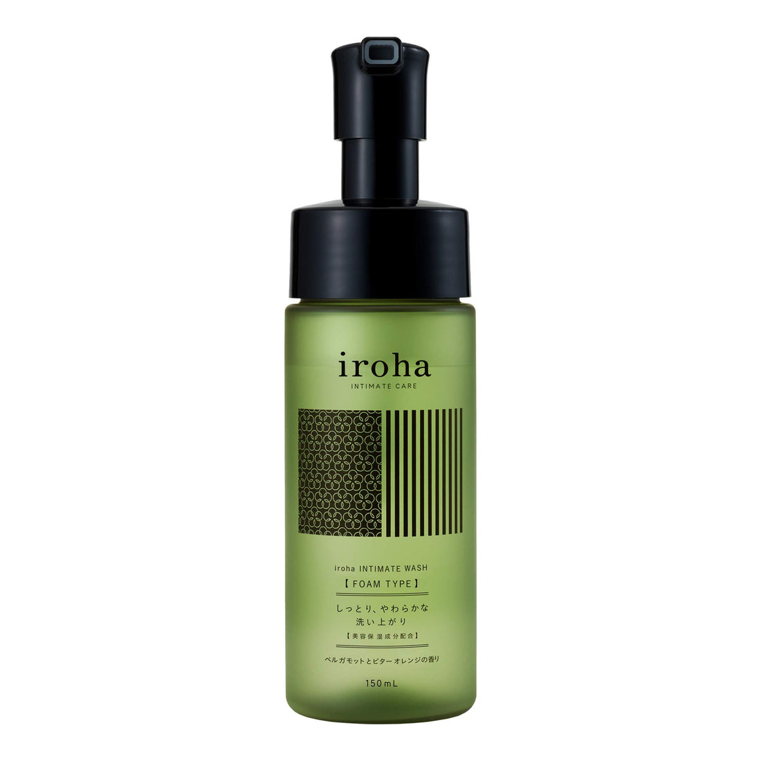 iroha Delicate Zone Soap Foam 150ml with Bergamot and Bitter Orange Scent