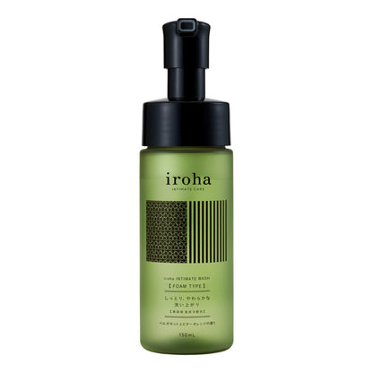 iroha Delicate Zone Soap Foam 150ml with Bergamot and Bitter Orange Scent