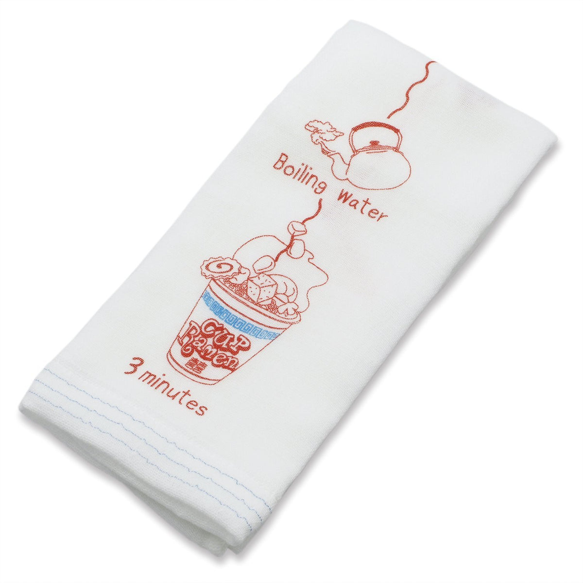KONTEK Face Towel Made in Imabari Soft Gauze Blue 33x95cm