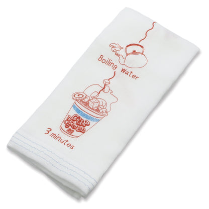 KONTEK Face Towel Made in Imabari Soft Gauze Blue 33x95cm