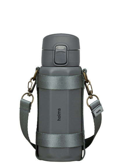 CB JAPAN Octa One-Touch Bottle 340ml Gray Vacuum Insulated Water Bottle