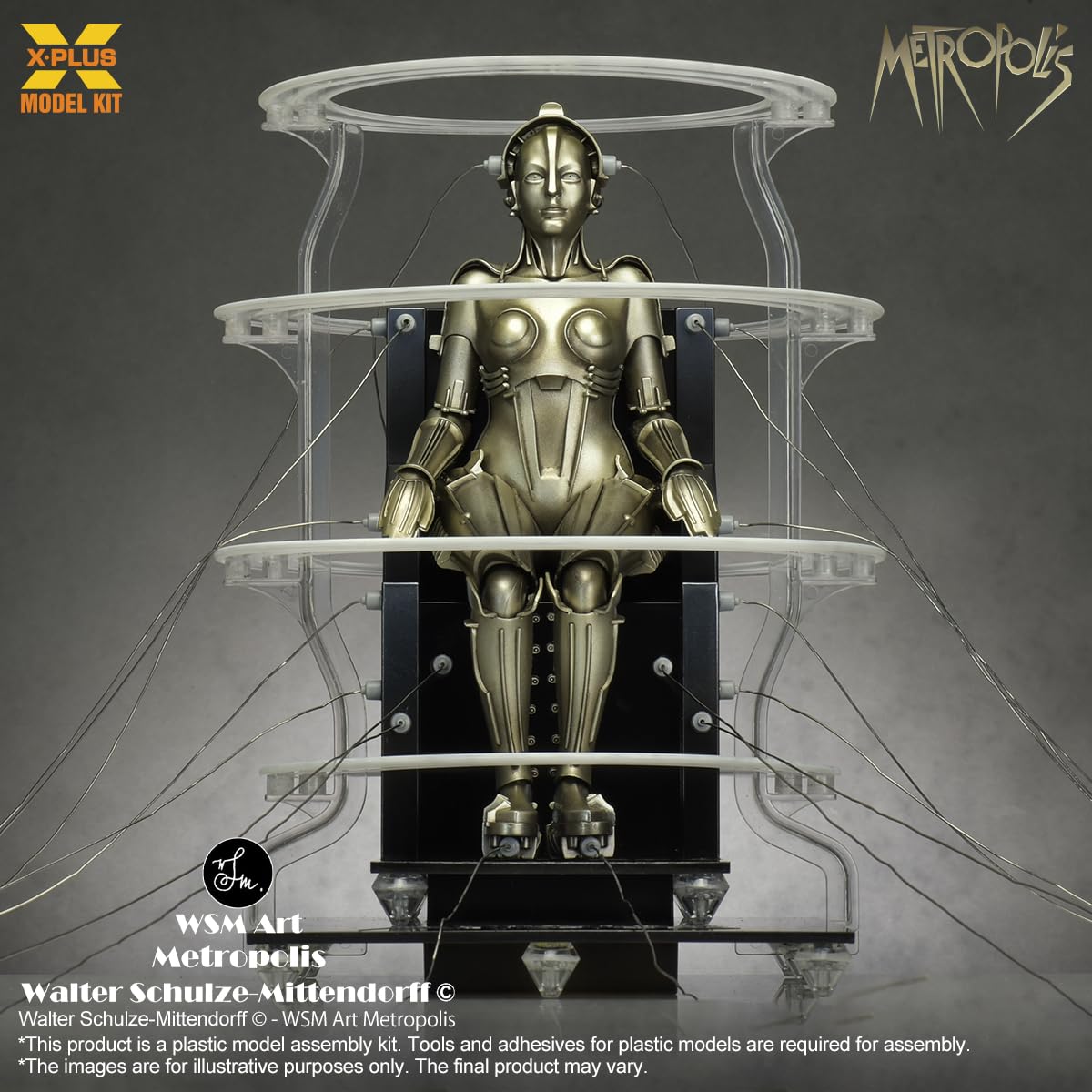 X PLUS Metropolis Maschinenmensch Model Kit 1/8 Scale Unpainted