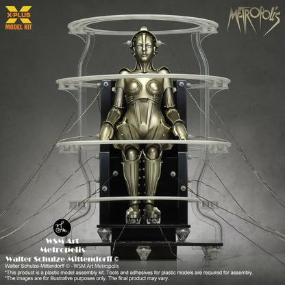 X PLUS Metropolis Maschinenmensch Model Kit 1/8 Scale Unpainted