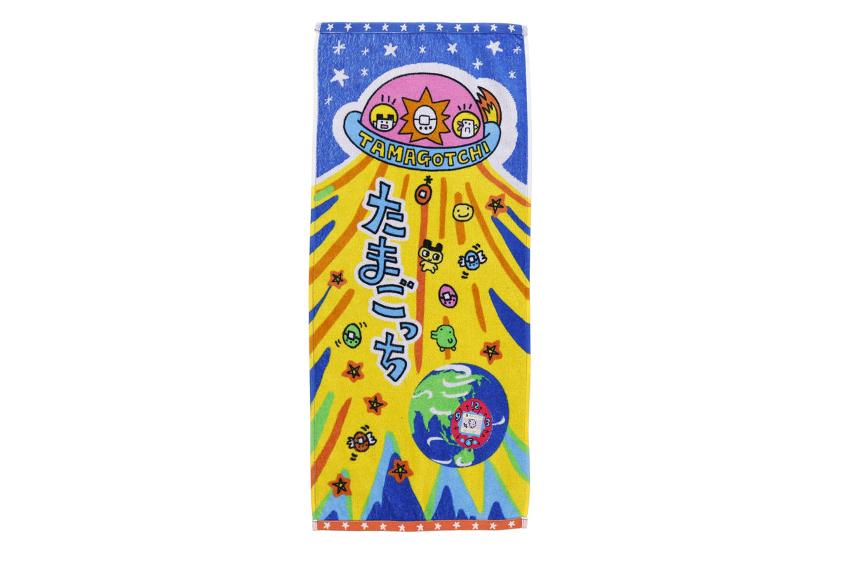 BANDAI Tamagotchi Face Towel Cute Character Design for Daily Use
