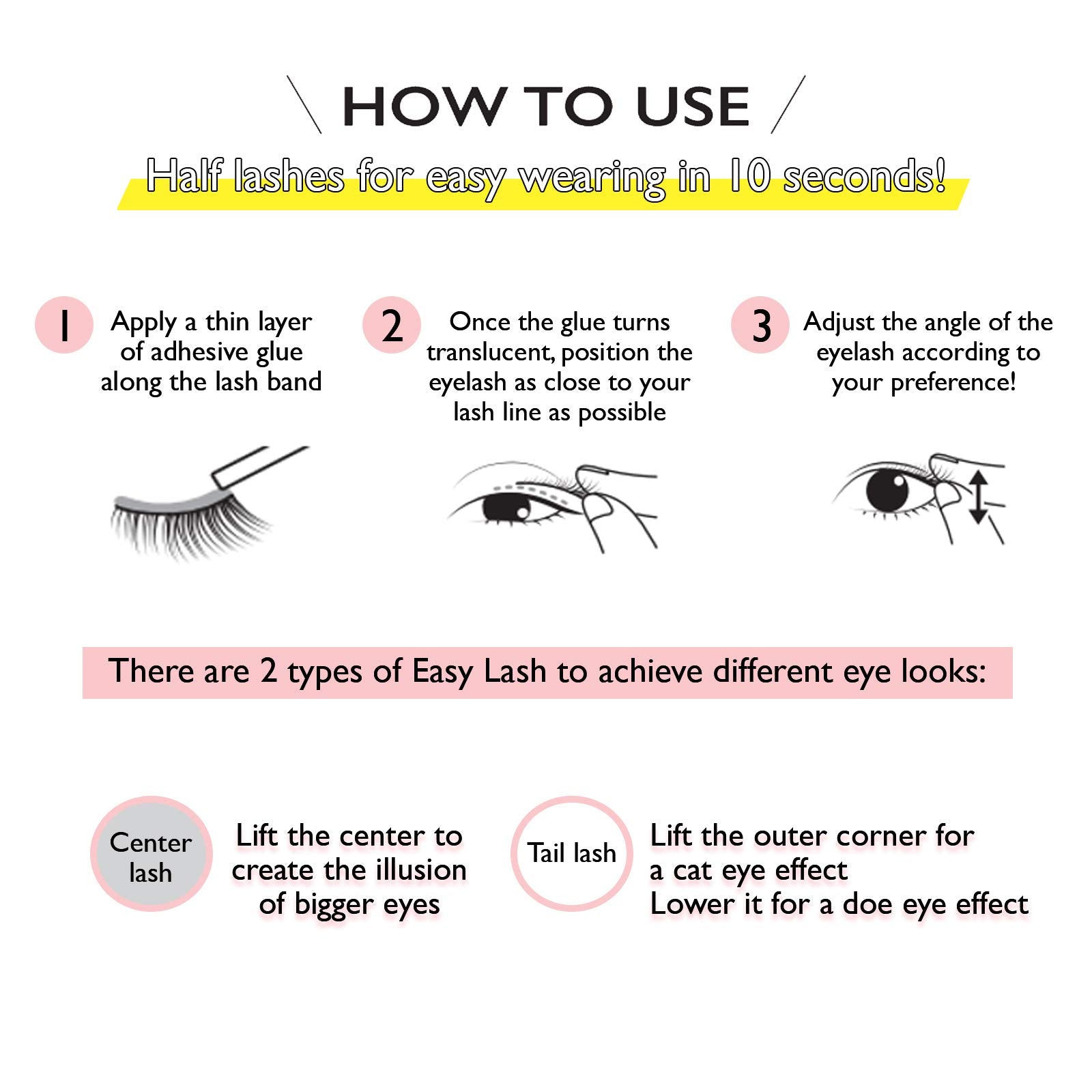 KOJI Easy Lash No.20 Volume Pair Natural Look