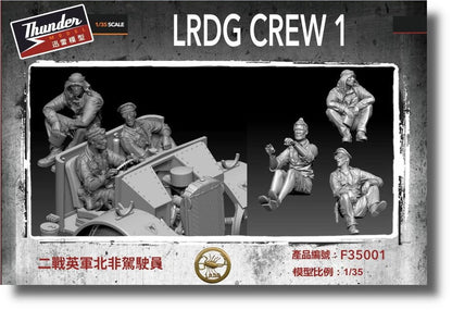 Thunder Model 1/35 British Long Range Desert Group Figure Set of 3
