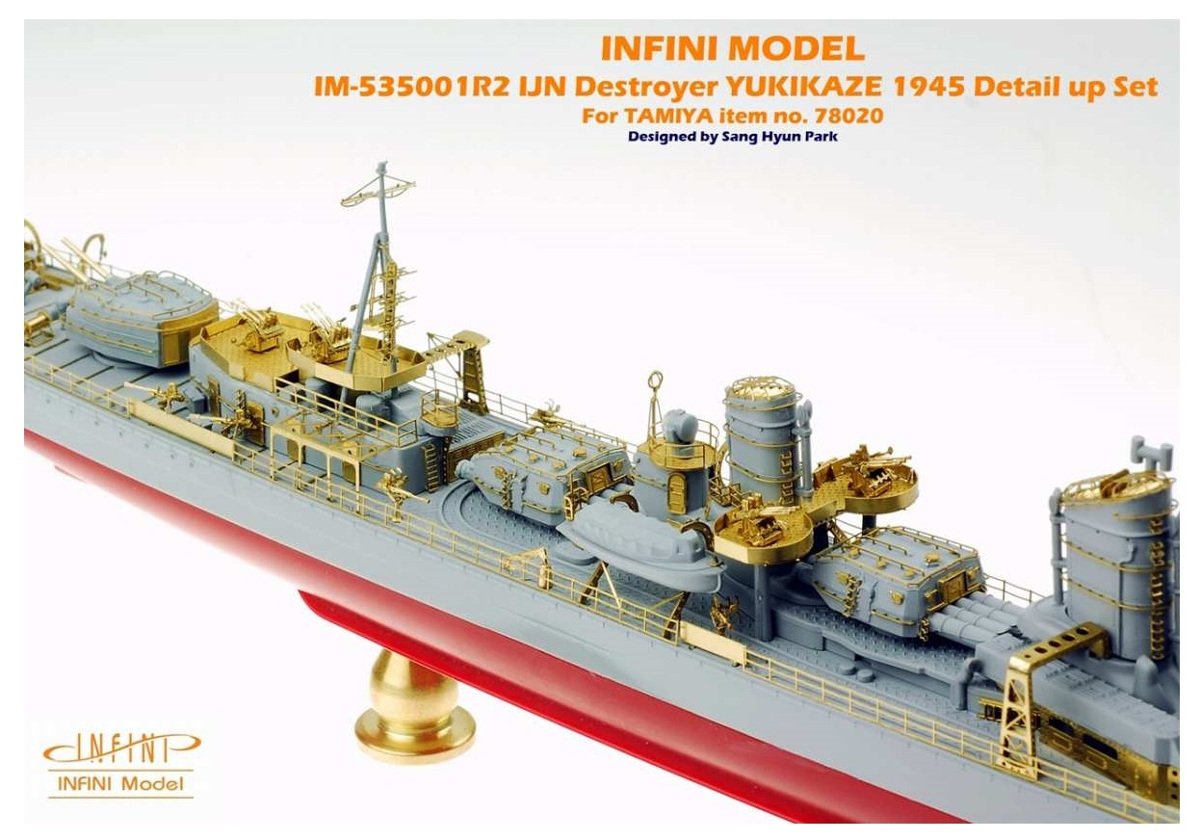 Infini Model 1/350 Scale Detail Parts Set for Japanese Destroyer Yukikaze