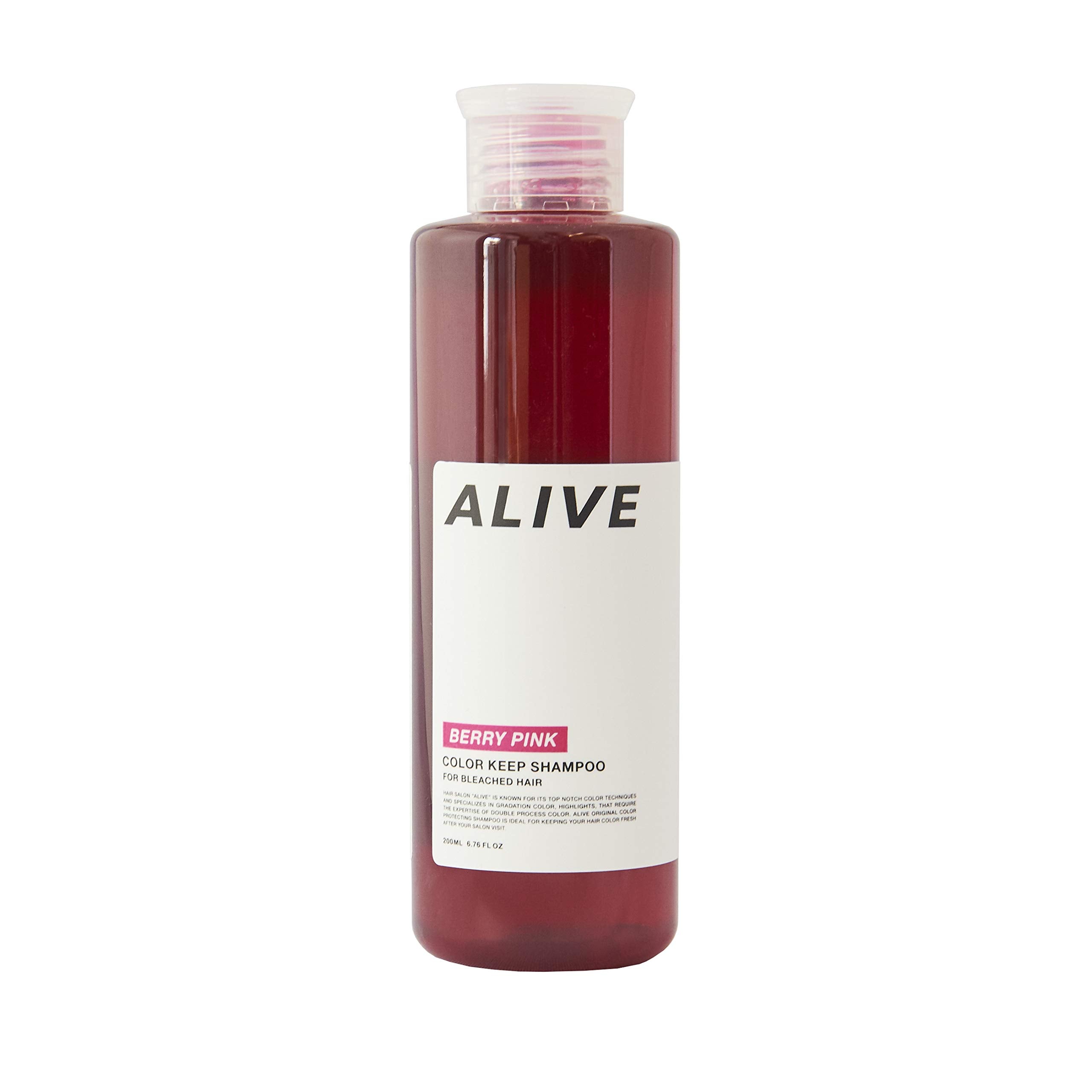 ALIVE Color Keep Shampoo Pink 200ml for Vibrant Hair Color
