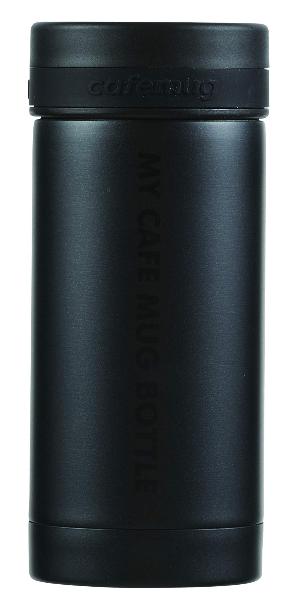 Pearl Metal My Cafe Mug Slim Stainless Steel Bottle, Matte Black 200ml