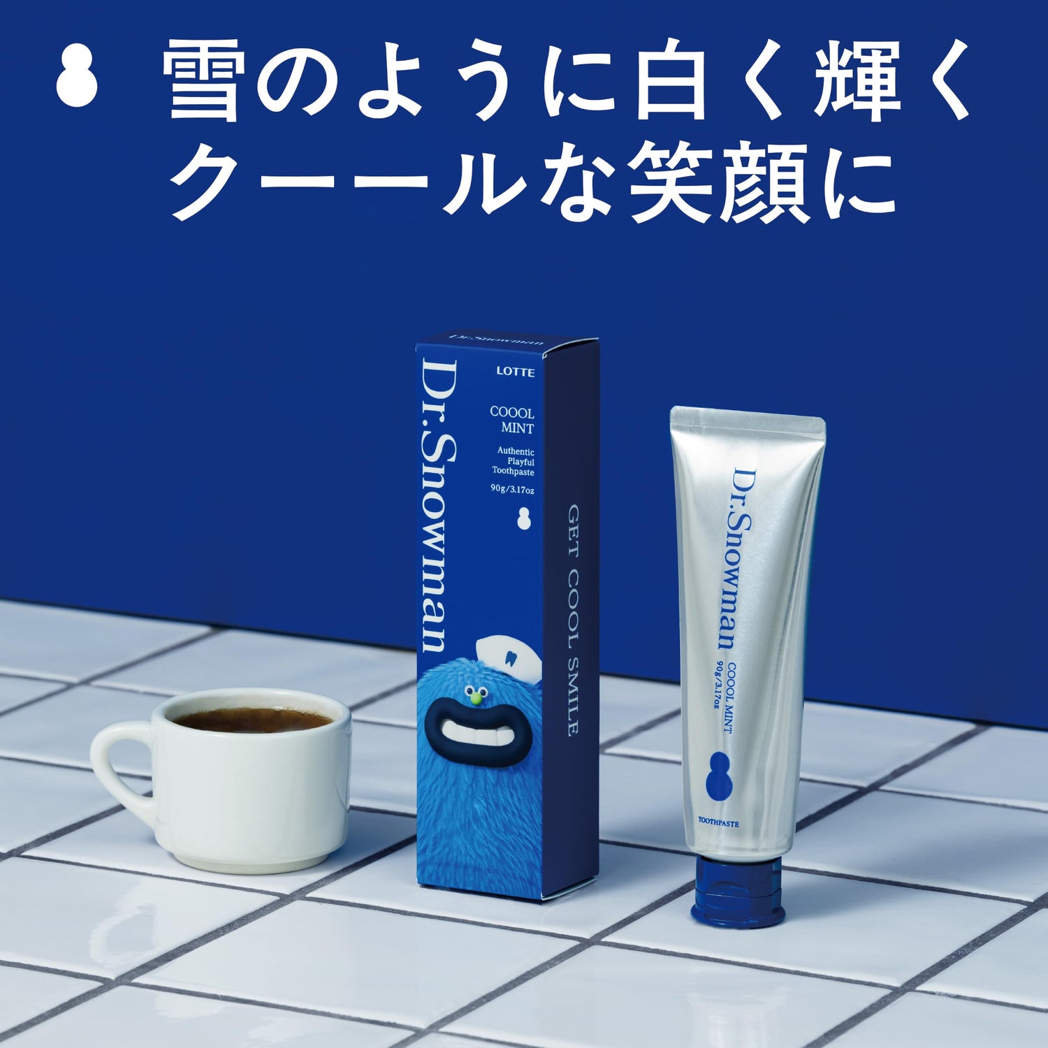 LOTTE Dr.Playful Toothpaste Dr.Snowman Cool Mint 100g